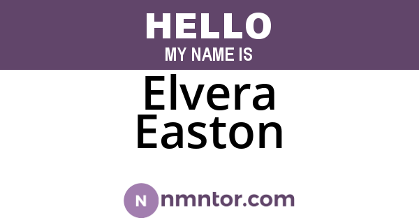 Elvera Easton