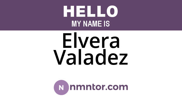 Elvera Valadez