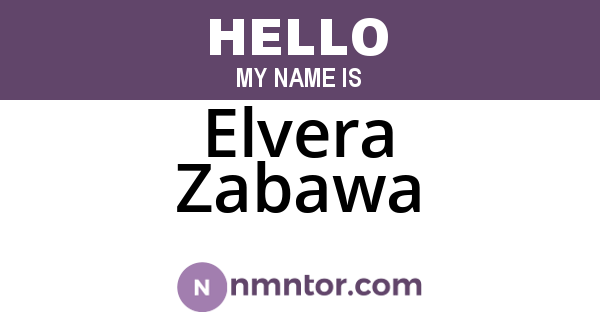 Elvera Zabawa