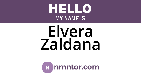 Elvera Zaldana