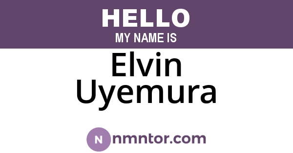 Elvin Uyemura