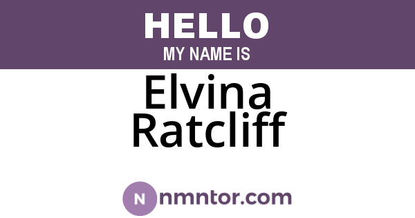 Elvina Ratcliff
