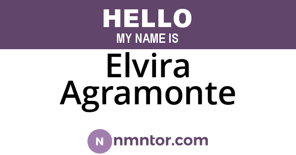 Elvira Agramonte