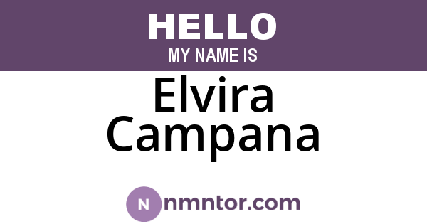 Elvira Campana