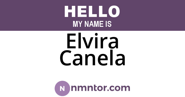 Elvira Canela