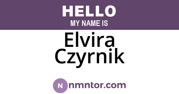 Elvira Czyrnik