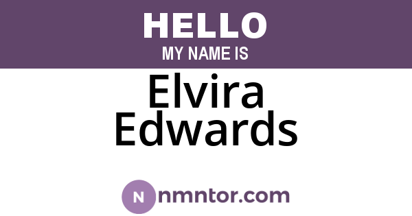 Elvira Edwards