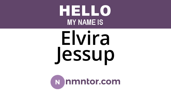 Elvira Jessup