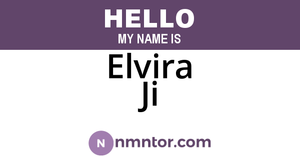 Elvira Ji