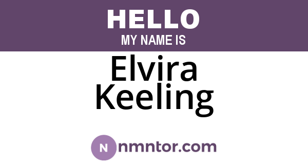 Elvira Keeling