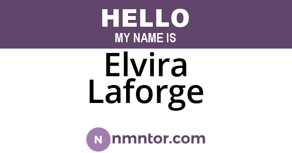 Elvira Laforge