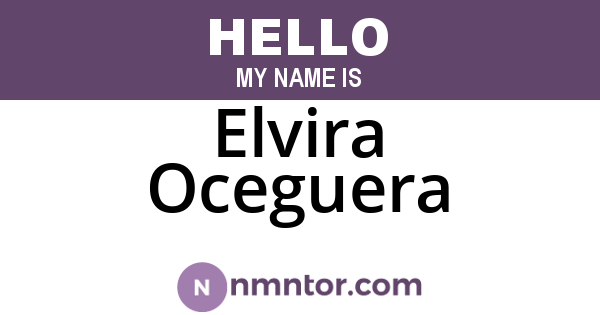 Elvira Oceguera