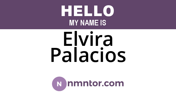 Elvira Palacios