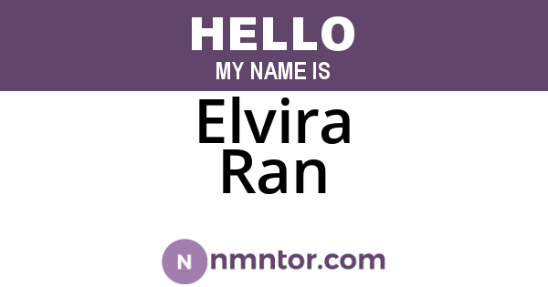 Elvira Ran