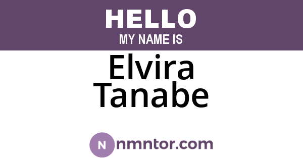 Elvira Tanabe