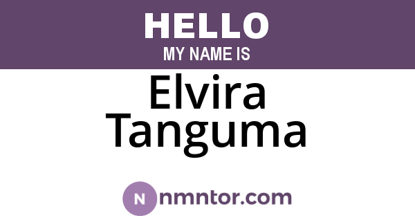 Elvira Tanguma