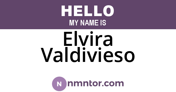 Elvira Valdivieso