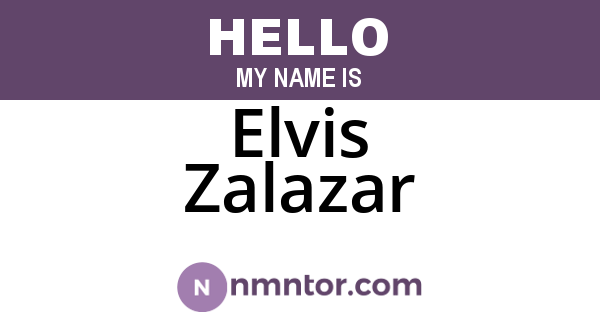 Elvis Zalazar