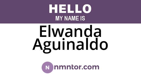 Elwanda Aguinaldo