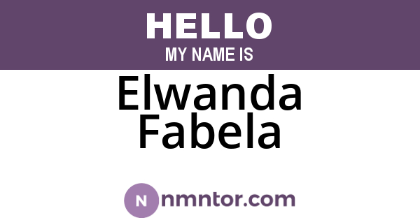 Elwanda Fabela