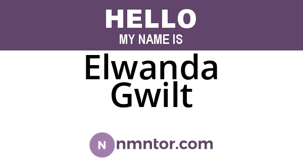 Elwanda Gwilt