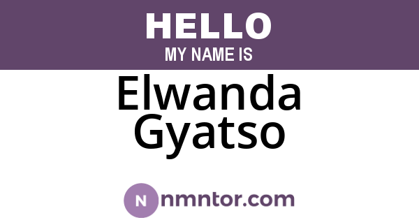 Elwanda Gyatso