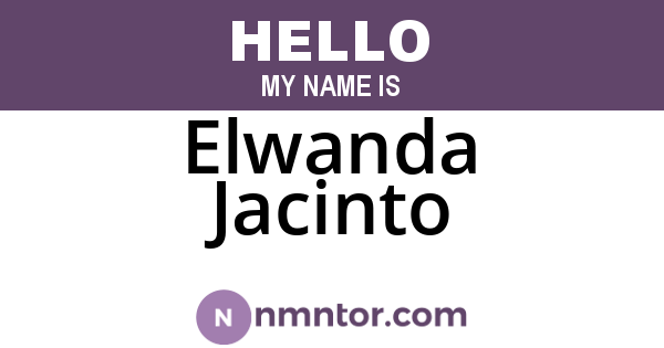 Elwanda Jacinto