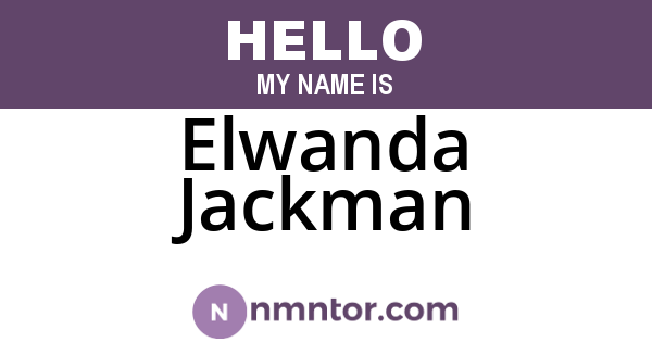 Elwanda Jackman