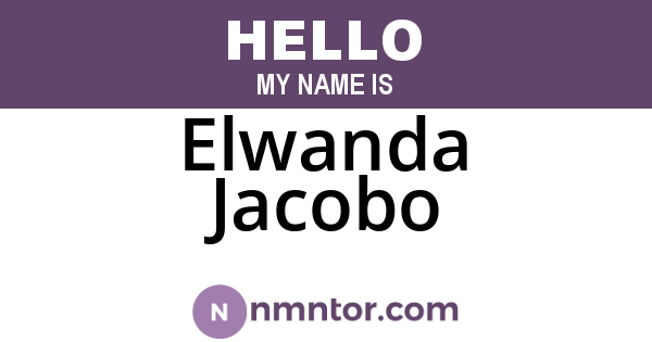 Elwanda Jacobo