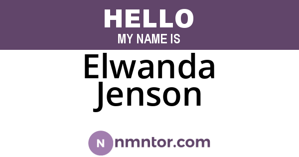 Elwanda Jenson