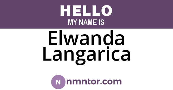 Elwanda Langarica