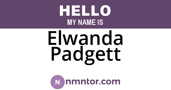 Elwanda Padgett