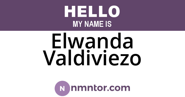 Elwanda Valdiviezo