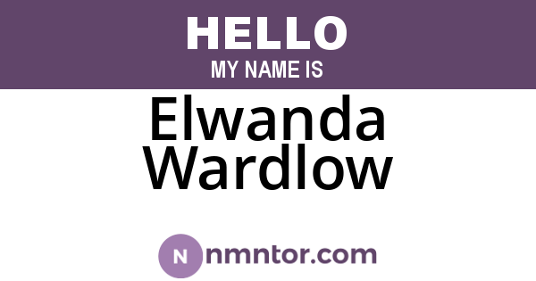 Elwanda Wardlow