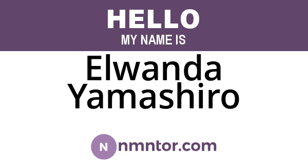 Elwanda Yamashiro