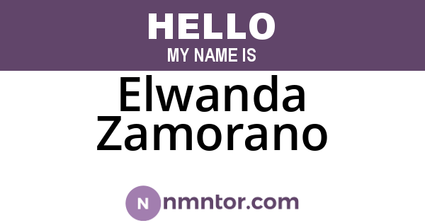 Elwanda Zamorano