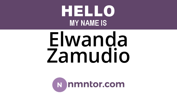 Elwanda Zamudio