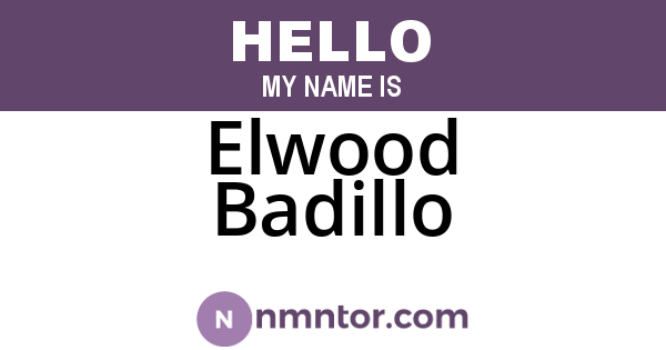 Elwood Badillo
