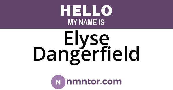 Elyse Dangerfield
