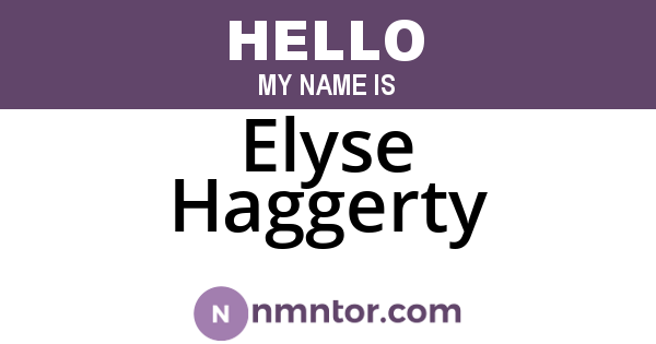 Elyse Haggerty