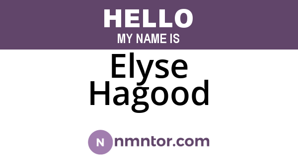 Elyse Hagood