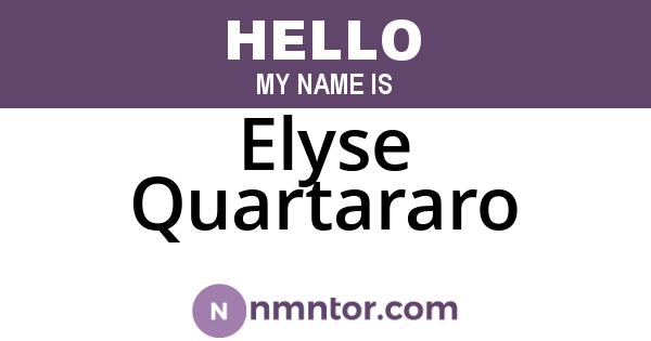 Elyse Quartararo