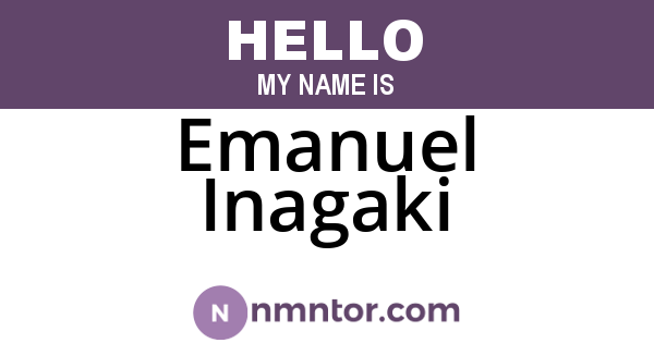 Emanuel Inagaki