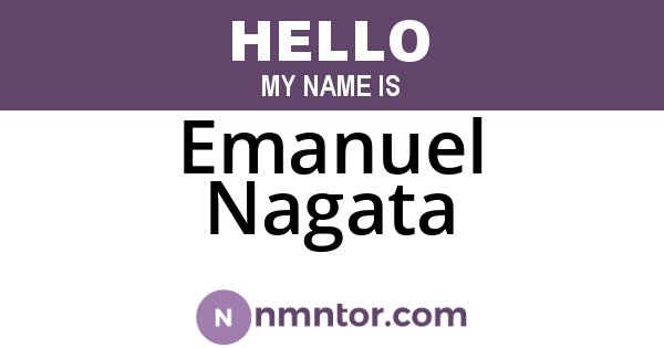 Emanuel Nagata