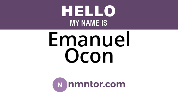 Emanuel Ocon