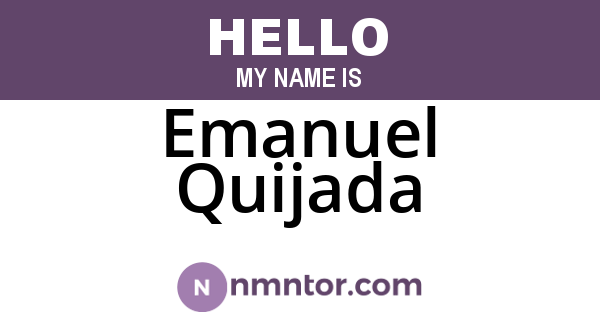 Emanuel Quijada