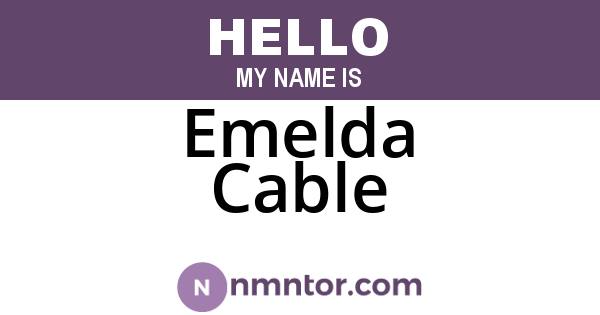 Emelda Cable