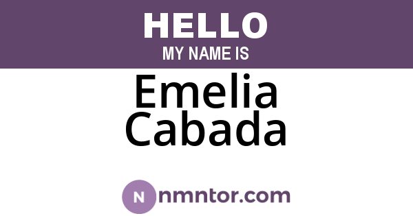 Emelia Cabada