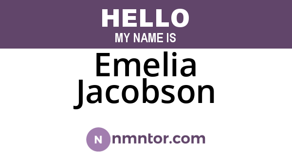 Emelia Jacobson