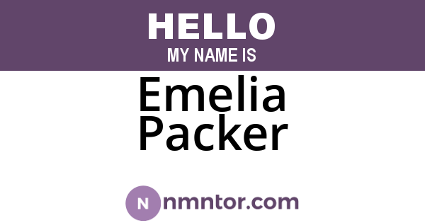 Emelia Packer